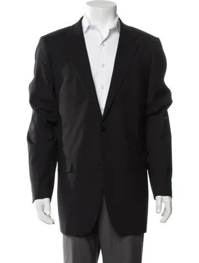 Pre-owned Theory Wool Blazer In Black