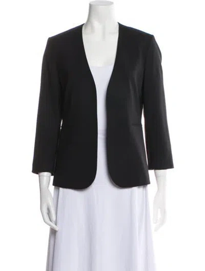 Pre-owned Theory Wool Blazer In Black