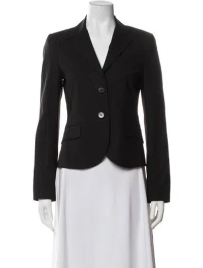 Pre-owned Theory Wool Blazer In Black