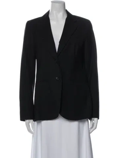 Pre-owned Theory Wool Blazer In Black