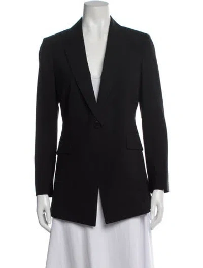 Pre-owned Theory Wool Blazer In Black