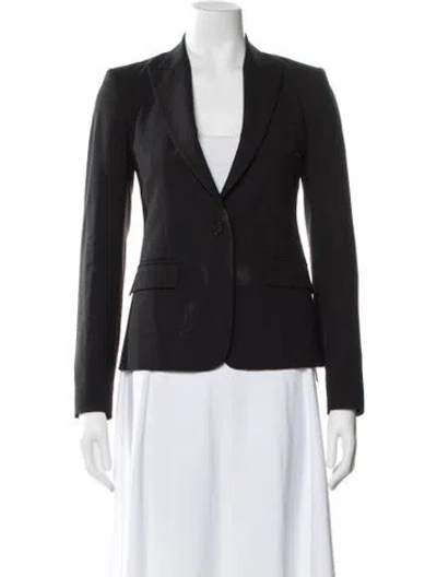 Pre-owned Theory Wool Blazer In Black