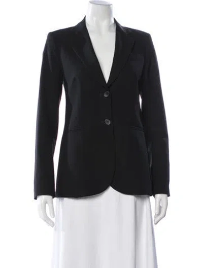 Pre-owned Theory Wool Blazer In Black