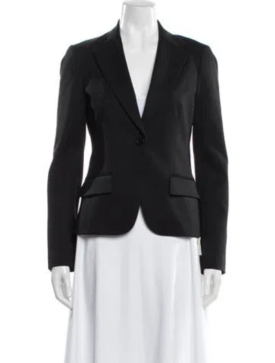 Pre-owned Theory Wool Blazer In Black