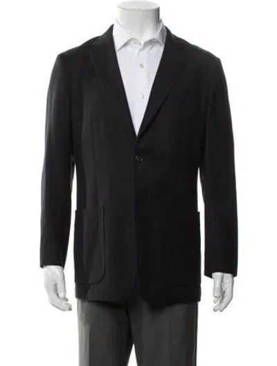Pre-owned Theory Wool Blazer In Black