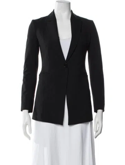 Pre-owned Theory Wool Blazer In Black