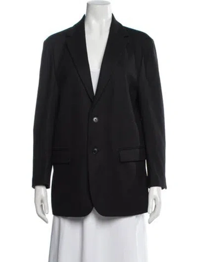 Pre-owned Theory Wool Blazer In Black