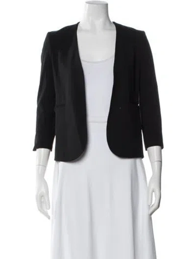 Pre-owned Theory Wool Blazer In Black