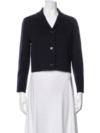 Pre-owned Theory Wool Blazer In Black