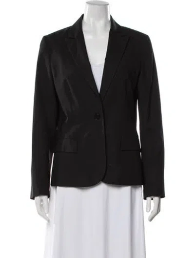 Pre-owned Theory Wool Blazer In Black