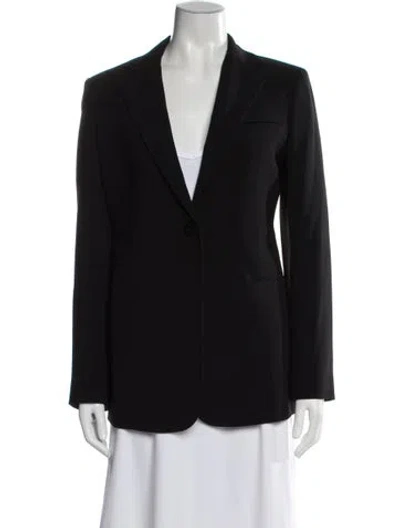 Pre-owned Theory Wool Blazer In Black