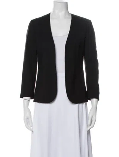 Pre-owned Theory Wool Blazer In Black