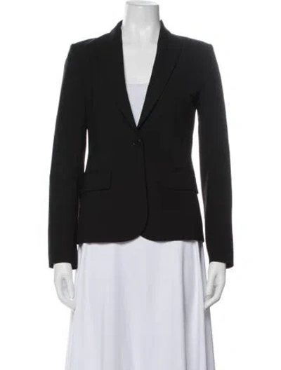 Pre-owned Theory Wool Blazer In Black