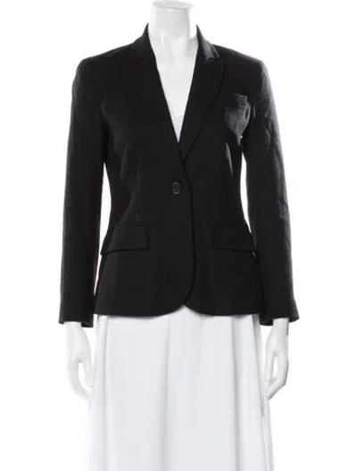 Pre-owned Theory Wool Blazer In Black