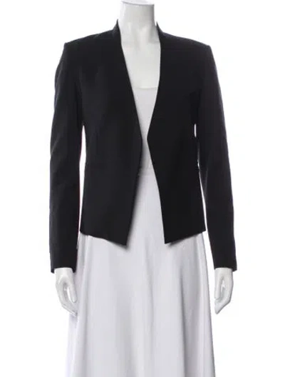 Pre-owned Theory Wool Blazer In Black