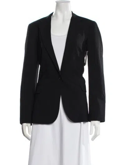 Pre-owned Theory Wool Blazer In Black