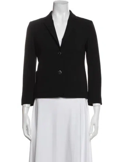 Pre-owned Theory Wool Blazer In Black
