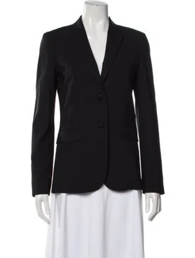 Pre-owned Theory Wool Blazer In Black