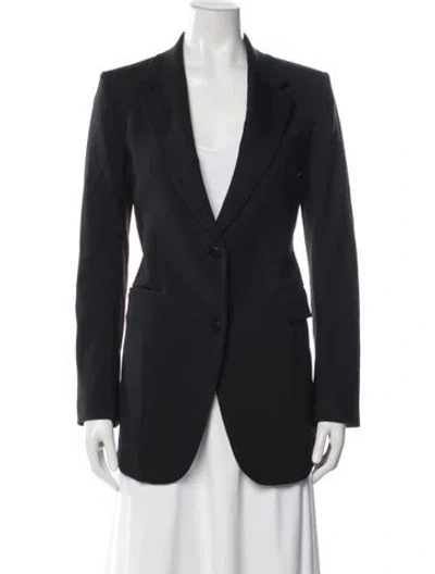 Pre-owned Theory Wool Blazer In Black