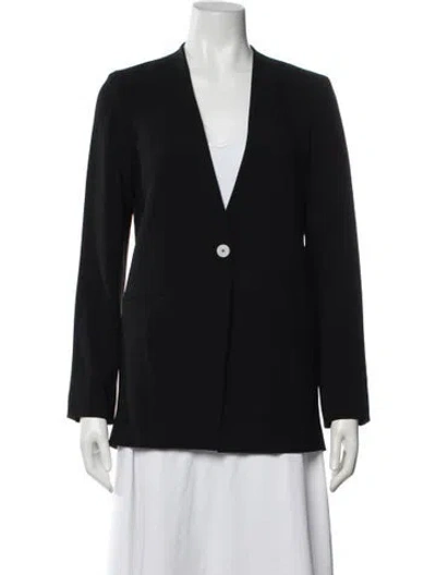 Pre-owned Theory Wool Blazer In Black