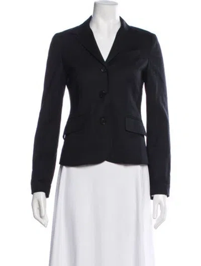 Pre-owned Theory Wool Blazer In Black
