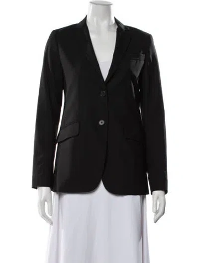 Pre-owned Theory Wool Blazer In Black