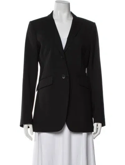 Pre-owned Theory Wool Blazer In Black