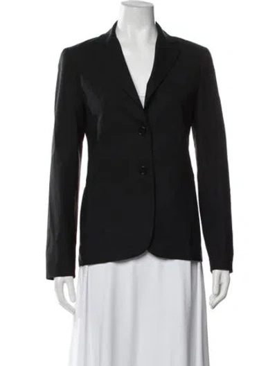Pre-owned Theory Wool Blazer In Black