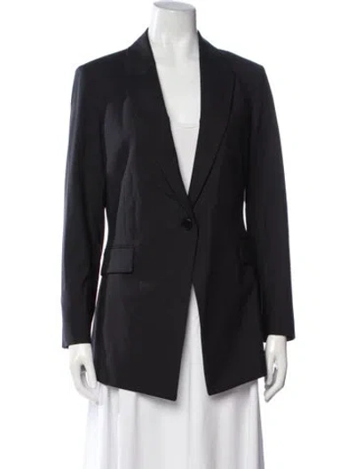 Pre-owned Theory Wool Blazer In Black