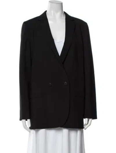 Pre-owned Theory Wool Blazer In Black