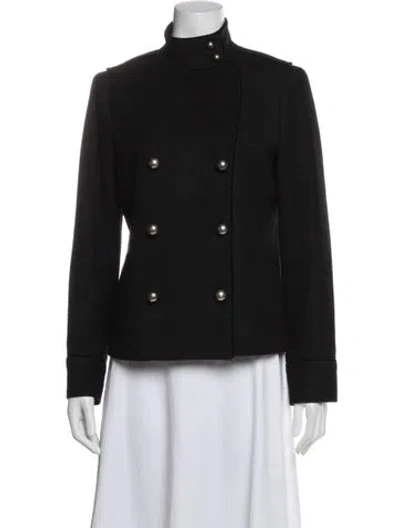 Pre-owned Theory Wool Blazer In Black
