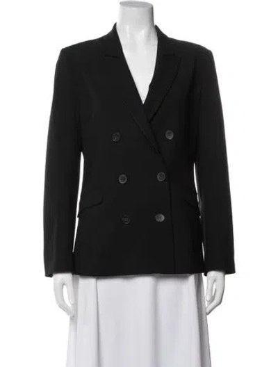 Pre-owned Theory Wool Blazer In Black