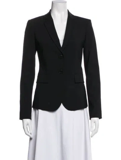 Pre-owned Theory Wool Blazer In Black
