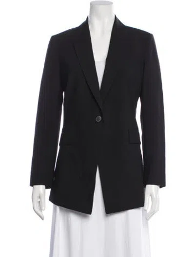 Pre-owned Theory Wool Blazer In Black