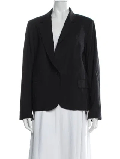 Pre-owned Theory Wool Blazer In Black