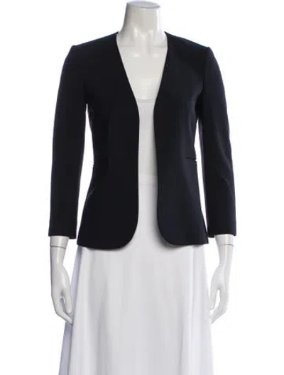 Pre-owned Theory Wool Blazer In Black