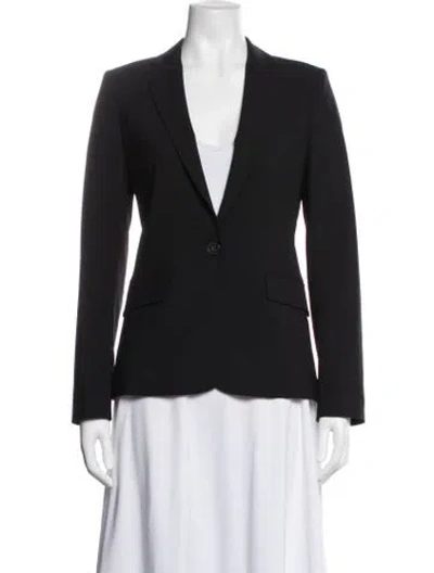 Pre-owned Theory Wool Blazer In Black