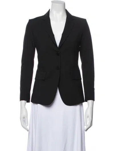 Pre-owned Theory Wool Blazer In Black
