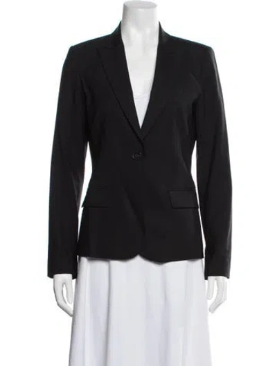 Pre-owned Theory Wool Blazer In Black