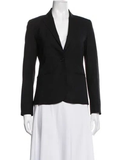 Pre-owned Theory Wool Blazer In Black