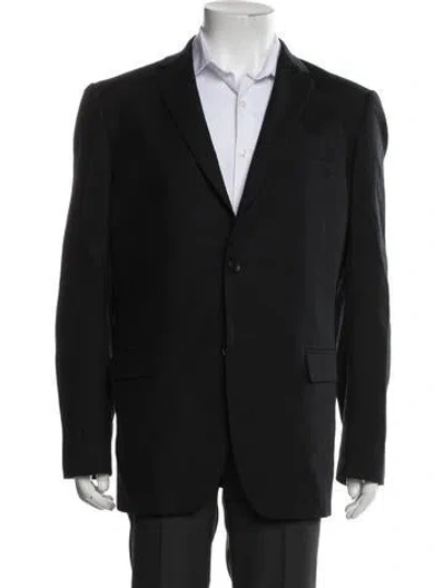 Pre-owned Theory Wool Blazer In Black