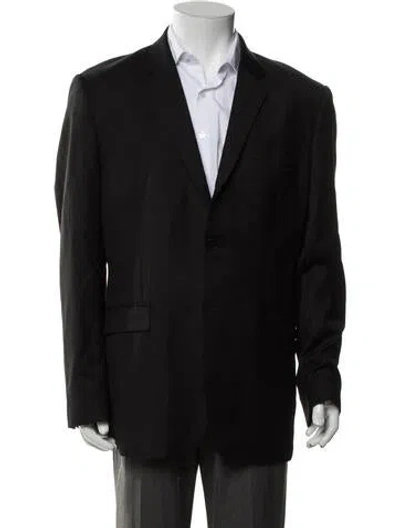 Pre-owned Theory Wool Blazer In Black