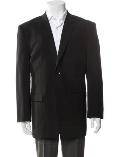 Pre-owned Theory Wool Blazer In Black