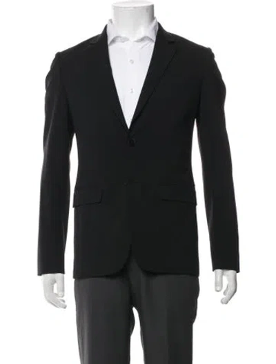 Pre-owned Theory Wool Blazer In Black