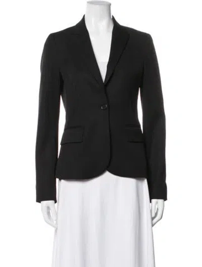 Pre-owned Theory Wool Blazer In Black
