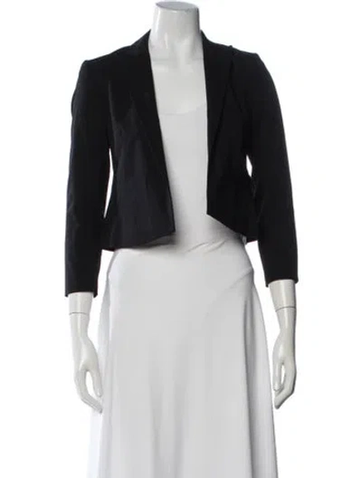 Pre-owned Theory Wool Blazer In Black
