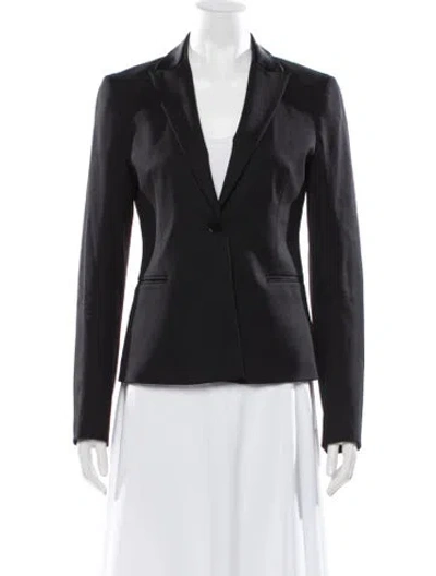 Pre-owned Theory Wool Blazer In Black