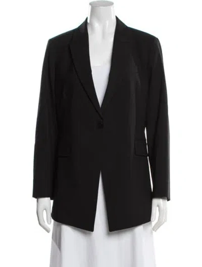 Pre-owned Theory Wool Blazer In Black