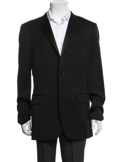 Pre-owned Theory Wool Blazer In Black