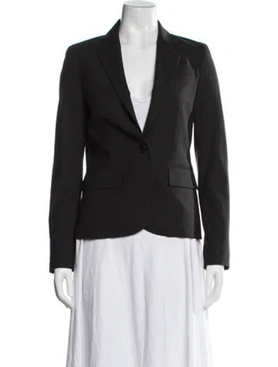 Pre-owned Theory Wool Blazer In Black